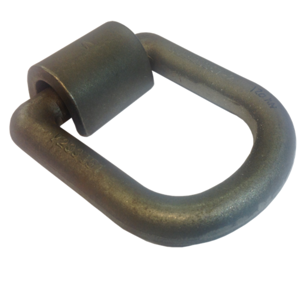 Thumbnail for Ferry Lashing Ring With Weld On Cleat - 5 Tonne - Rounded Design