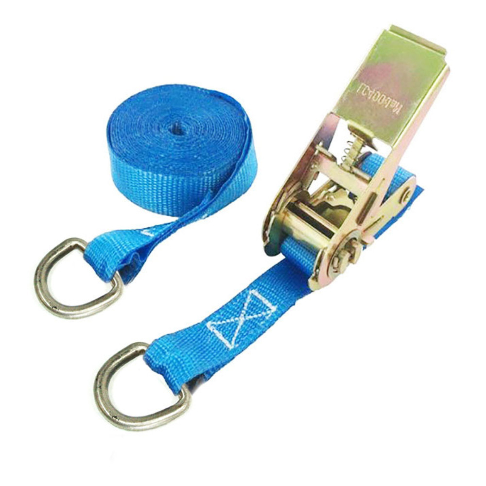 Thumbnail for Unrated - 25mm Ratchet Strap Set with Welded D Ring End Fitting