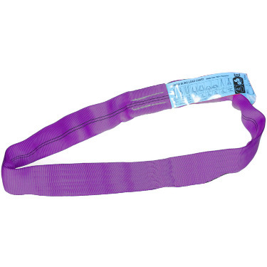 Thumbnail for Round Lifting Sling -  1 Tonne - Purple Polyester Webbing  