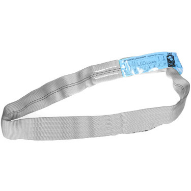 Thumbnail for Round Lifting Sling -  4 Tonne - Grey Polyester Webbing  