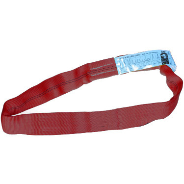 Thumbnail for Round Lifting Sling -  5 Tonne - Red Polyester Webbing  