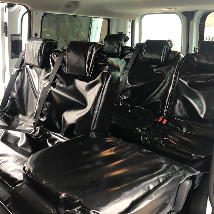 Thumbnail for 610gsm Pvc seat and headrest covers.