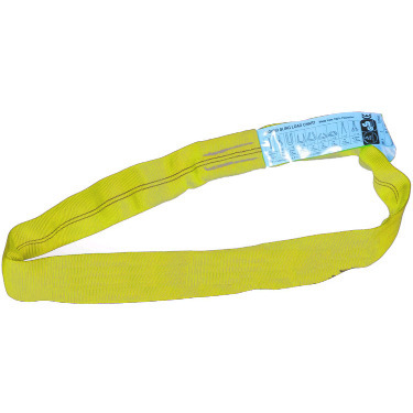 Thumbnail for Round Lifting Sling -  3 Tonne - Yellow Polyester Webbing  